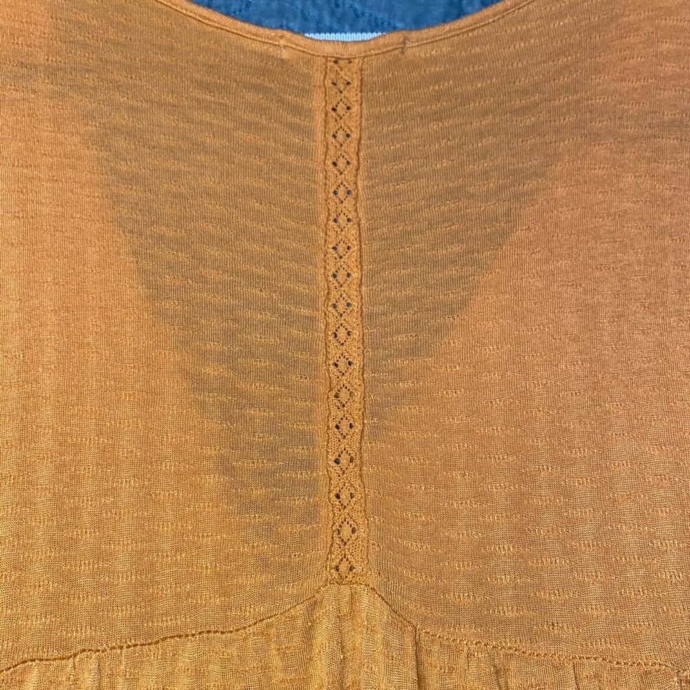 Maurice’s mustard blouse XL - Picture 11 of 11